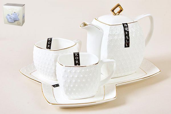 Tea set 240ml, 650ml f. square Snow Queen SMV0122-A